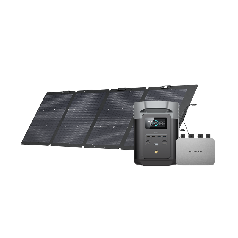 Load image into Gallery viewer, DELTA 2 960 + PowerStream 800W + 220/400W Portable Solar Panel