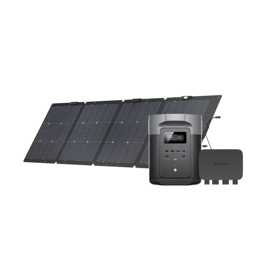 EcoFlow DELTA 2 Max + 800W Alternator Charger + NextGen 220W Solar Panel