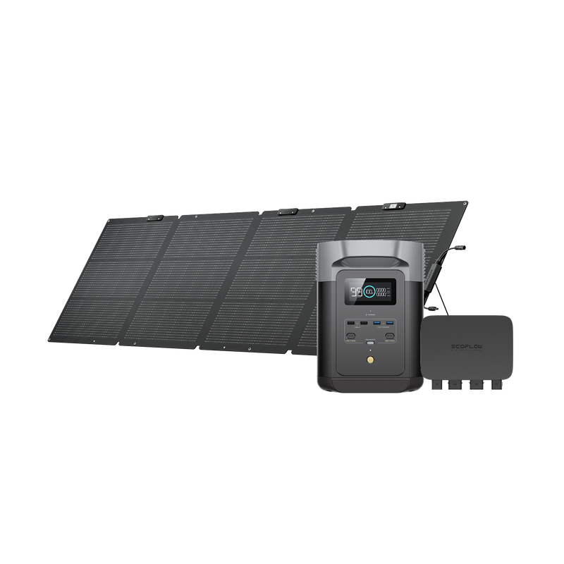 Load image into Gallery viewer, EcoFlow DELTA 2 + 800W Alternator Charger + NextGen 220W Solar Panel