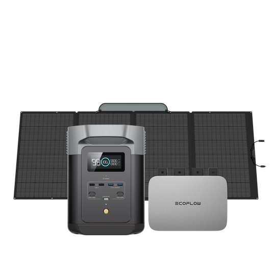 DELTA 2 960 + PowerStream 800W + 220/400W Portable Solar Panel