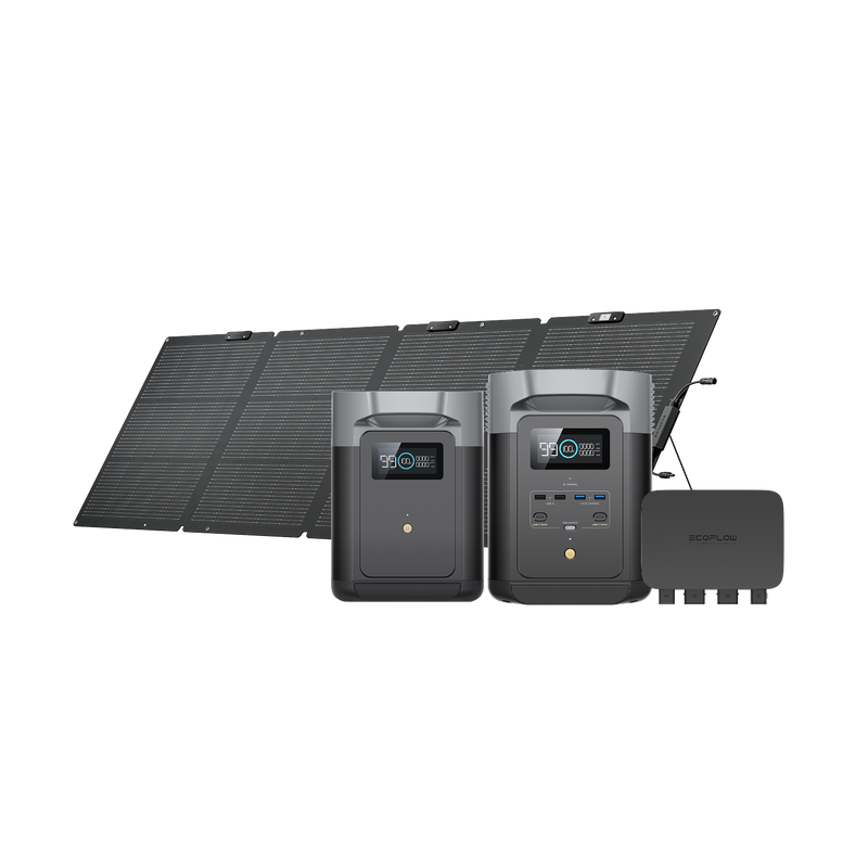 Load image into Gallery viewer, EcoFlow DELTA 2 + 800W Alternator Charger + NextGen 220W Solar Panel