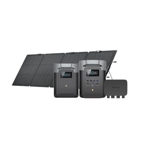 EcoFlow DELTA 2 + 800W Alternator Charger + NextGen 220W Solar Panel