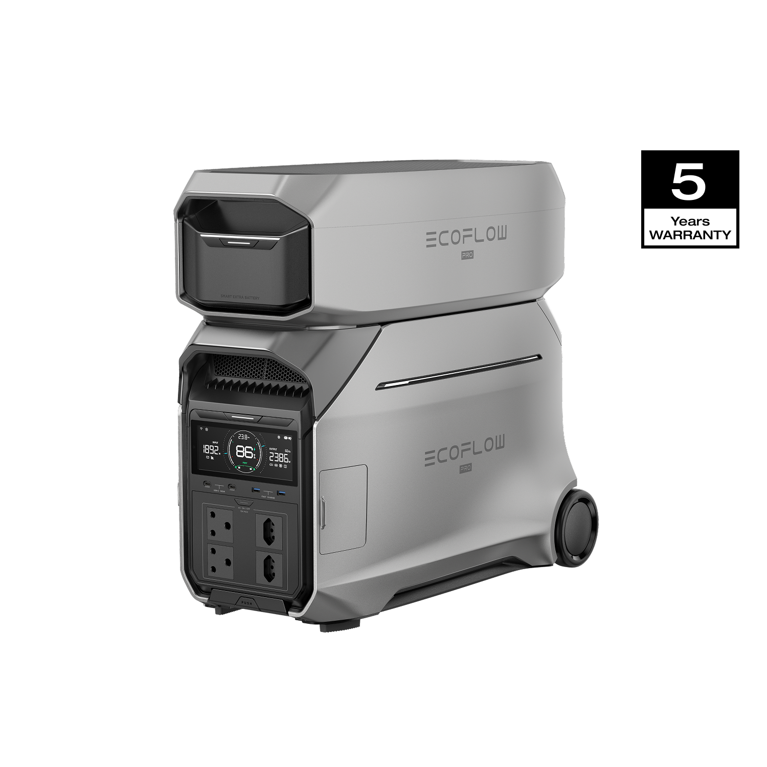 EcoFlow DELTA Pro 3 Portable Power Station + Extra Battery