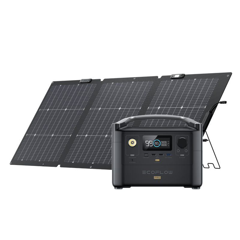 Load image into Gallery viewer, EcoFlow RIVER Pro Solar Generator (PV160W)
