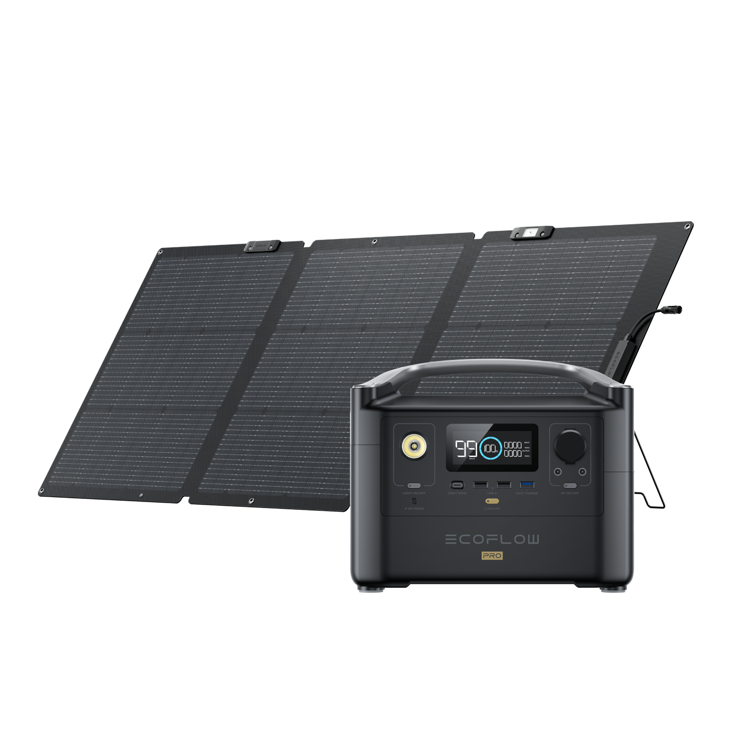 EcoFlow RIVER Pro Solar Generator (PV160W) | EcoFlow South Africa