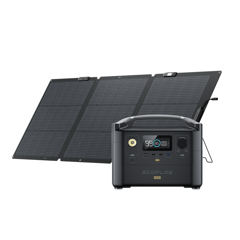 Load image into Gallery viewer, EcoFlow RIVER Pro Solar Generator (PV160W)