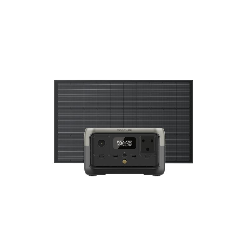 Load image into Gallery viewer, EcoFlow RIVER 2 Solar Generator (Rigid PV100W)