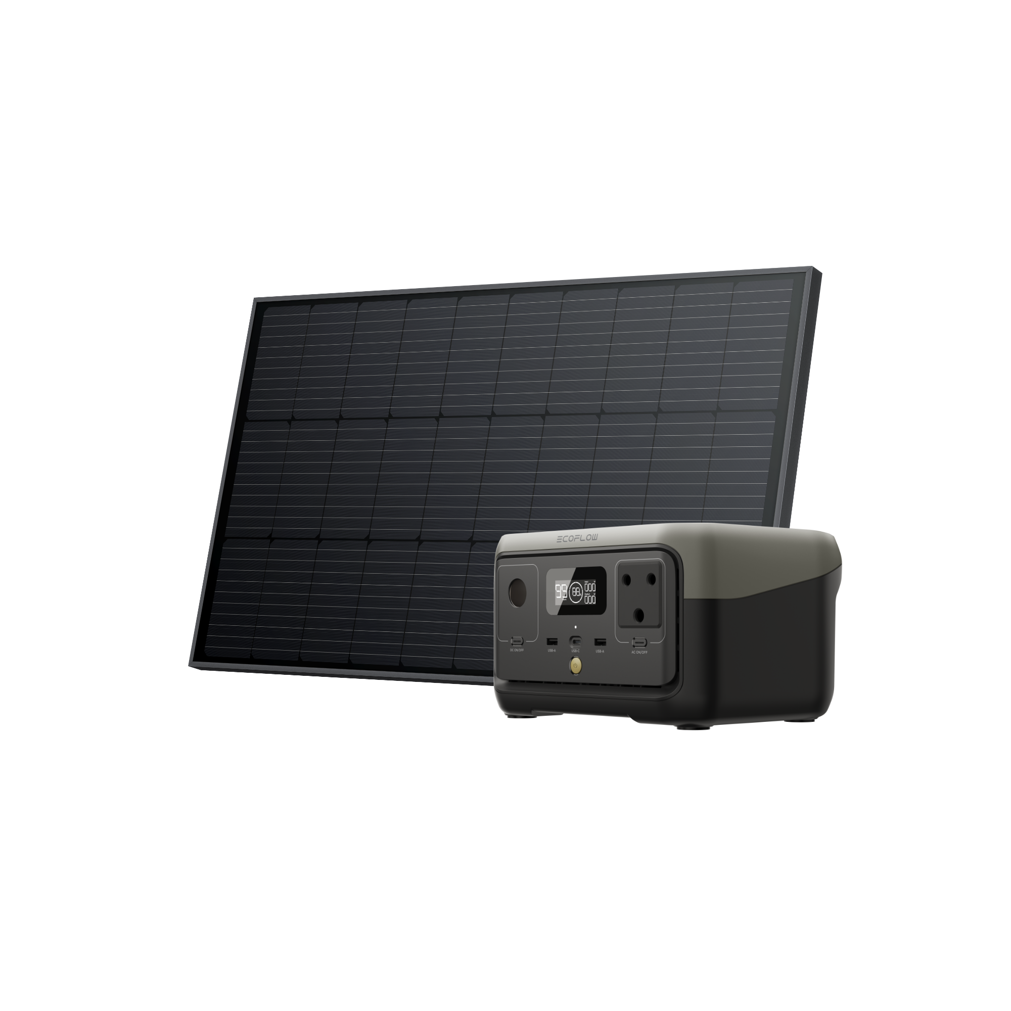 RIVER 2 Solar Generator (Rigid PV100W)