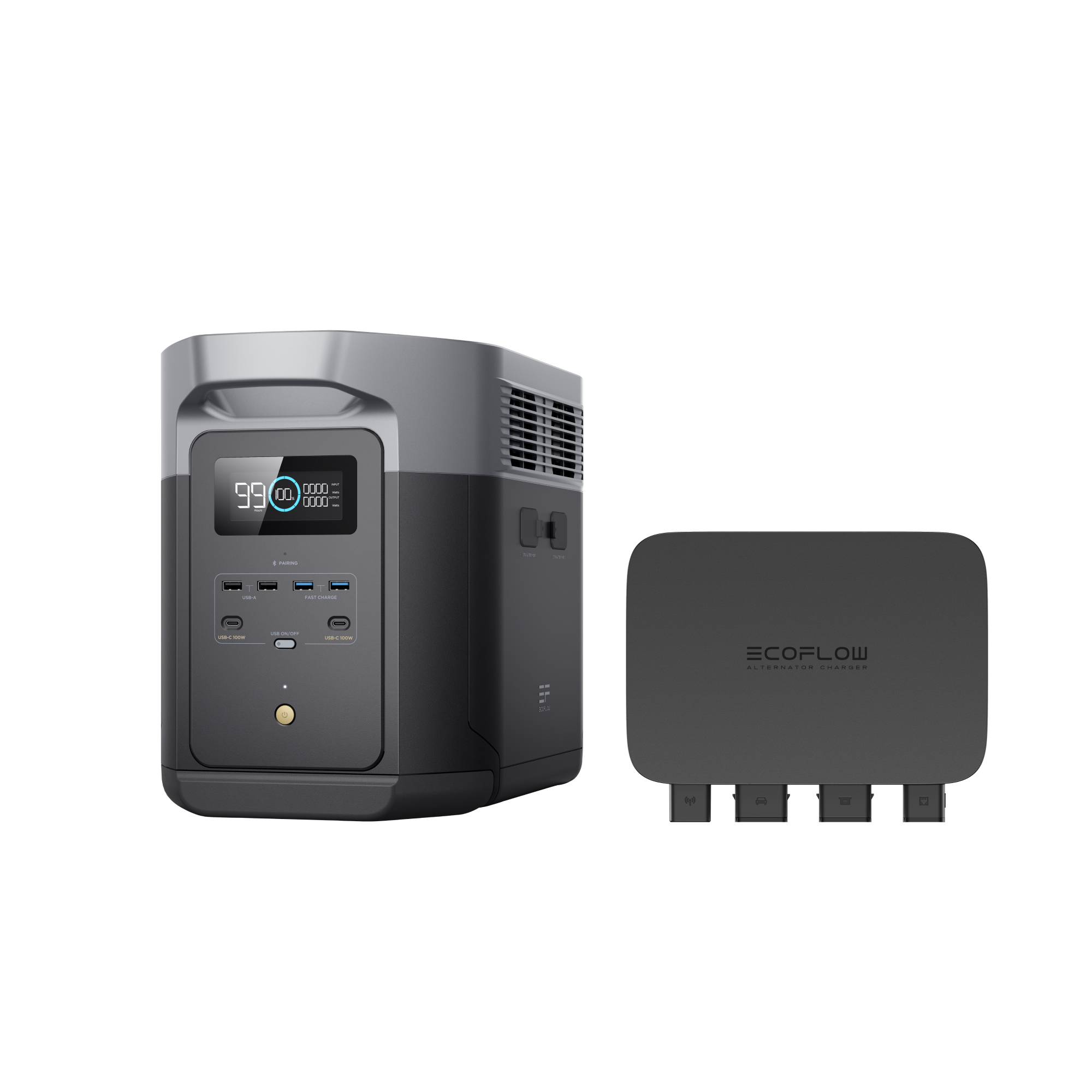 EcoFlow Delta 2 Max + 800W Alternator Charger | EcoFlow ZA
