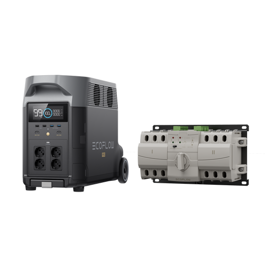 EcoFlow DELTA Pro Portable Power Station + Transfer Switch