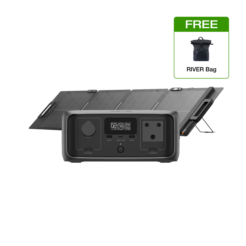 Load image into Gallery viewer, EcoFlow RIVER 3 UPS Solar Generator