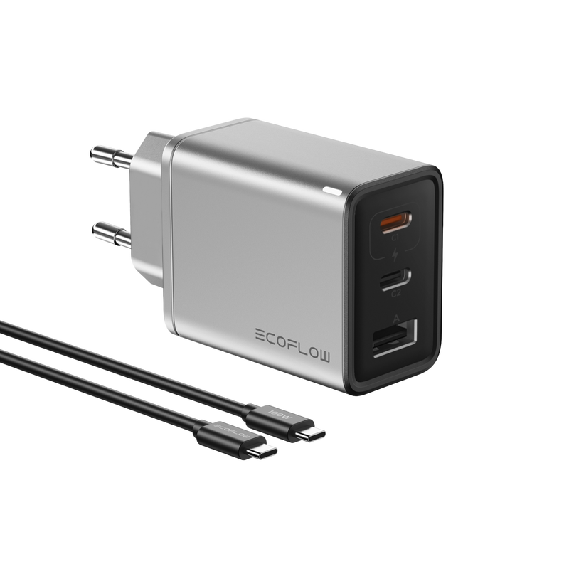 Load image into Gallery viewer, EcoFlow RAPID 65W GaN Charger with 100W Cable
