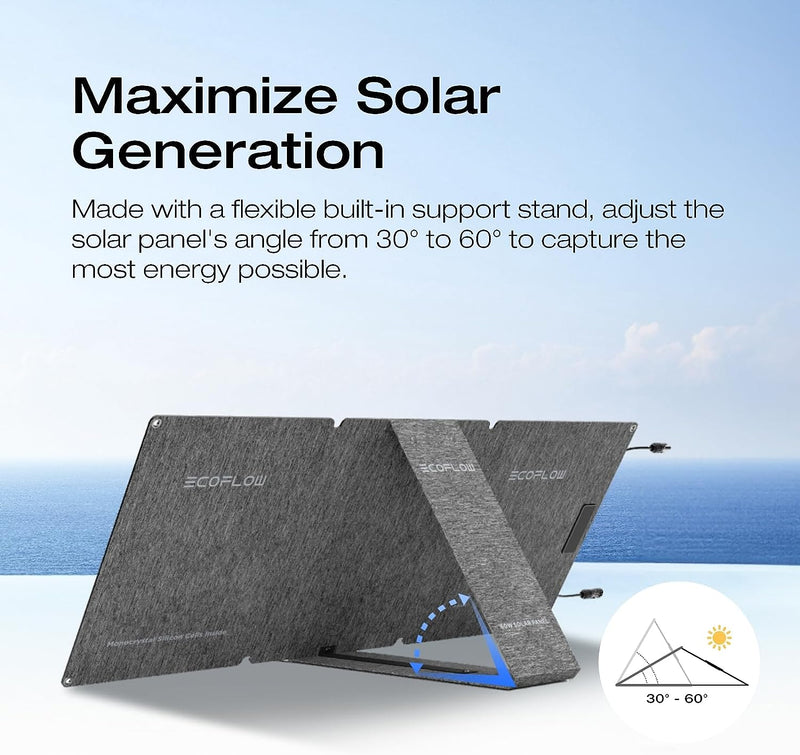 Load image into Gallery viewer, EcoFlow 60W Portable Solar Panel
