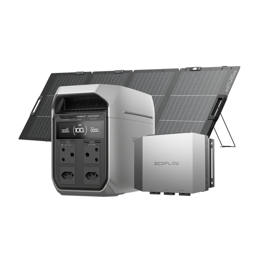 EcoFlow DELTA 3 Plus + Alternator Charger Plus 1000 + 220W Lightweight Solar Panel