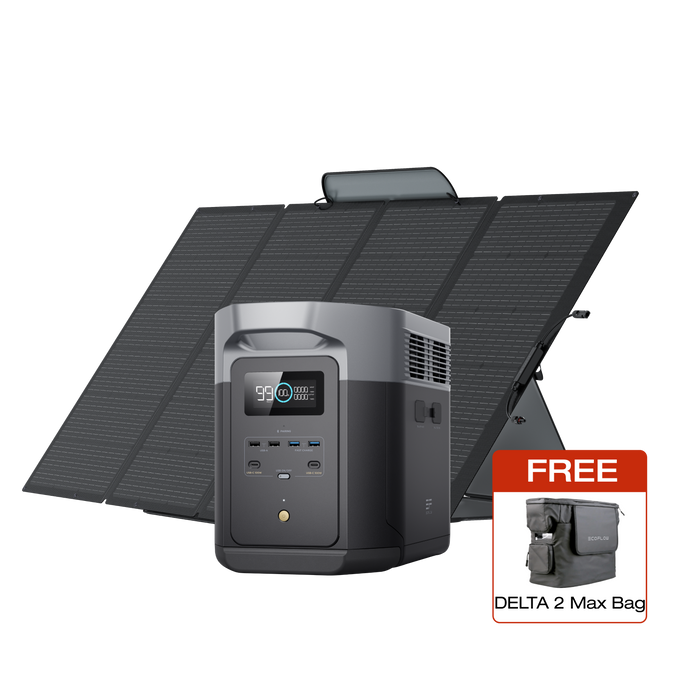 EcoFlow DELTA 2 Max Solar Generator (PV400W)(Early BFCM Deal Access)
