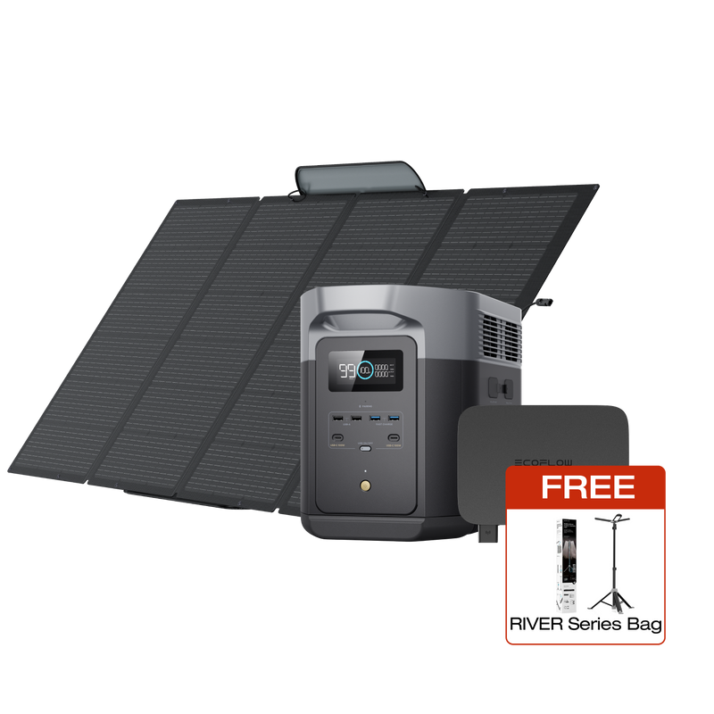 Load image into Gallery viewer, EcoFlow DELTA 2 Max + 800W Alternator Charger + 400W Solar Panel(Early BFCM Deal Access)
