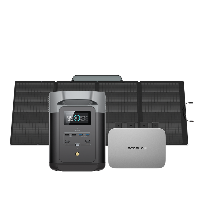 DELTA 2 960 + PowerStream 800W + 220/400W Portable Solar Panel