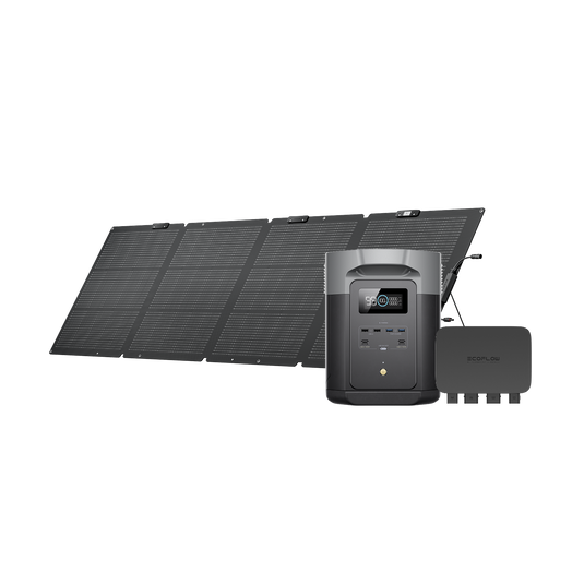 EcoFlow DELTA 2 Max + 800W Alternator Charger + NextGen 220W Solar Panel