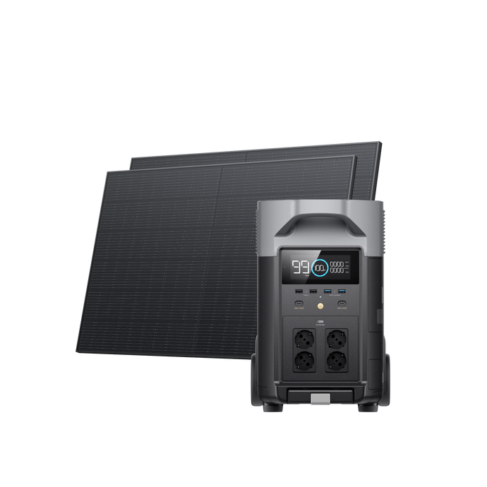 EcoFlow DELTA Pro Solar Generator (PV400W)
