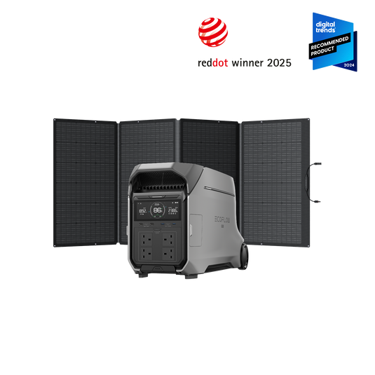 EcoFlow DELTA Pro 3 Solar Generator (PV400W)