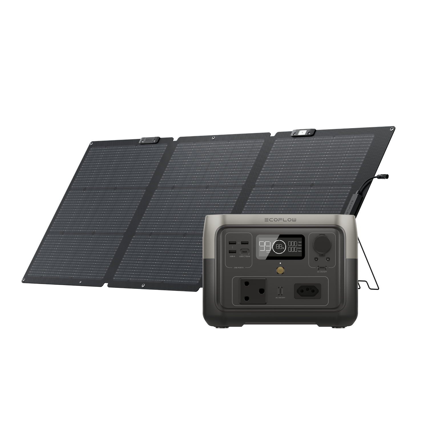 EcoFlow RIVER 2 Max Solar Generator (PV160W)