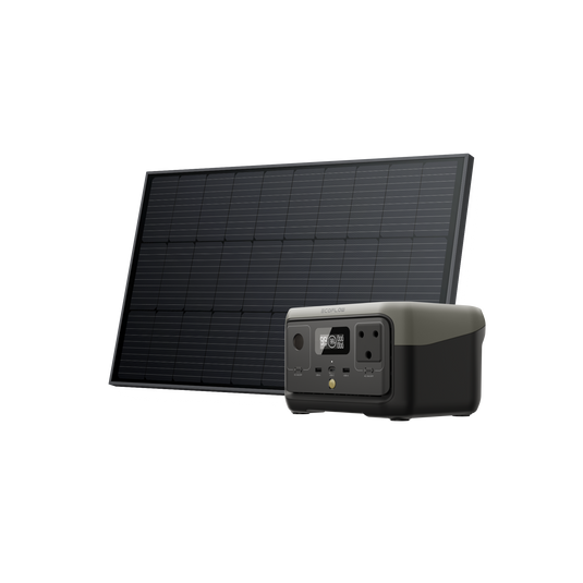 EcoFlow RIVER 2 Solar Generator (Rigid PV100W)