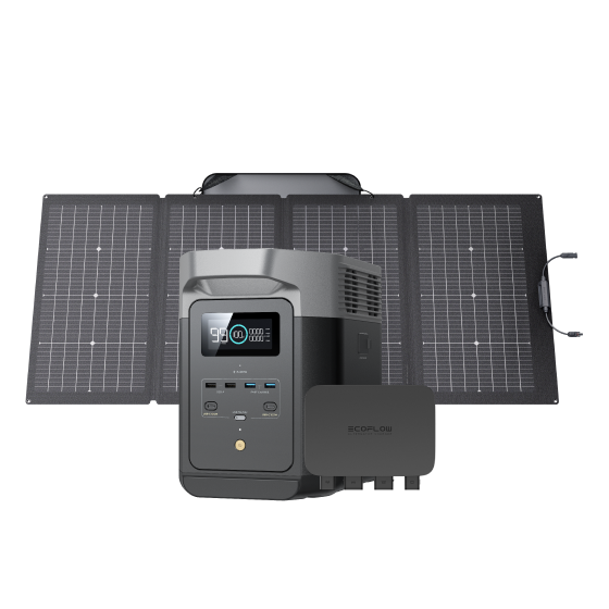 EcoFlow DELTA 2 + 800W Alternator Charger + 220W Solar Panel