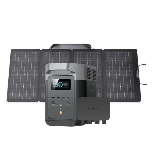 EcoFlow DELTA 2 + 800W Alternator Charger + 220W Solar Panel