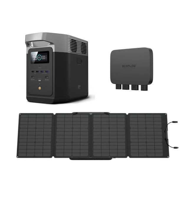 EcoFlow DELTA 2 + 800W Alternator Charger + 110W Solar Panel