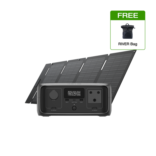 EcoFlow RIVER 3 UPS Solar Generator