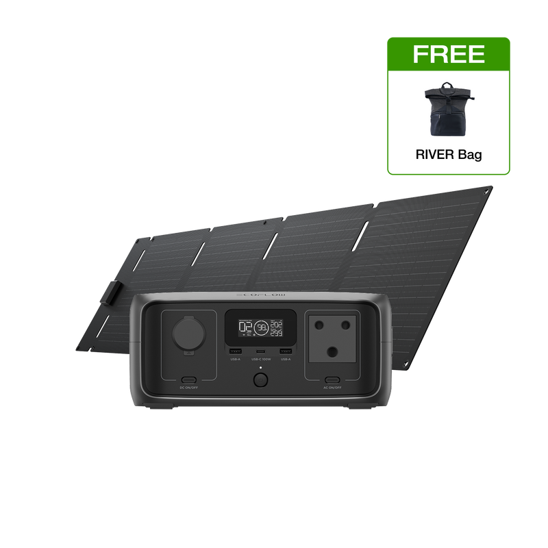 Load image into Gallery viewer, EcoFlow RIVER 3 UPS Solar Generator
